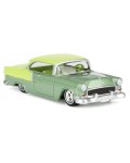 Колекционерски модел Greenlight Ретро: Автомобили - Chevrolet Bel Air Lowrider (Crocus Yellow & Laurel Green Two-Tone) (California Lowriders Series 7) (1956)