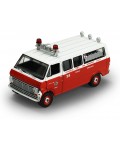 Колекционерски модел Greenlight Ретро: Автомобили - Ford Econoline Ambulance (Los Angeles Fire Department) (Fire & Rescue Series 5) (1969)