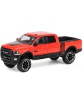 Колекционерски модел Greenlight Съвременни: Автомобили - Dodge Ram 2500 Power Wagon (Flame Red & Black) (2017)