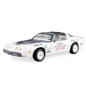 Колекционерски модел Greenlight Съвременни: Автомобили - Pontiac Firebird Trans Am (Official Pace Car 58th Annual Pikes Peak Auto Hill Climb) (1980)