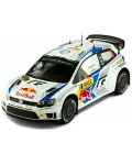 Колекционерски модел IXO Състезателни: Автомобили - Volkswagen Polo R, #2, J-M. Latvala/Antilla, Rallye WM (2014)