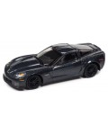 Колекционерски модел Johnny Lightning Съвременни: Автомобили - Chevrolet Corvette Z06 (Supersonic Blue Metallic) (2012) (L.E. 12240 pcs.)