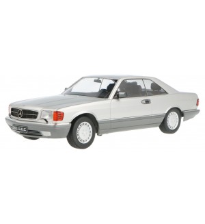Колекционерски модел KK Scale Съвременни: Автомобили - Mercedes-Benz 560 SEC (C126) (Limited Edition) (Silver) (1985)