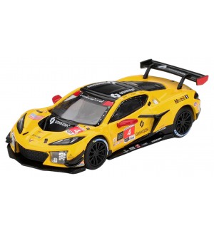 Колекционерски модел Mini GT Състезателни: Автомобили - Chevrolet Corvette Z06 GT3.R #4 Corvette Racing by Pratt Miller Motorsports IMSA Daytona 24 Hrs (2025) (LHD)