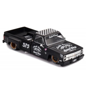Колекционерски модел Mini GT Съвременни: Автомобили - Chevrolet Silverado Dually Hot Rod V1 (1980)