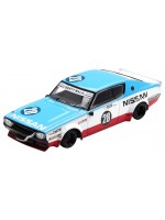 Колекционерски модел Mini GT Състезателни: Автомобили - Nissan GT-R (KPGC110) Skyline Kenmeri Liberty Walk Nissan Racing 75 Concept 2024 (RHD)