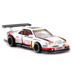 Колекционерски модел Mini GT Състезателни: Автомобили - Nissan Silvia S13-R Circuit Spec V1, 1991