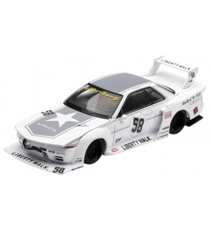 Колекционерски модел Mini GT Състезателни: Автомобили - Nissan Skyline GT-R (R32) Kaido Works TAS (2025) (RHD)