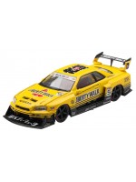Колекционерски модел Mini GT Състезателни: Автомобили - Nissan Skyline GT-R (R34N) LB-ER34 Super Silhouette SKYLINE (Sport Yellow) (2025) (RHD)