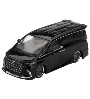 Колекционерски модел Mini GT Съвременни: Автомобили - Toyota Alphard 40 KUHL (Black) (2025) (LHD)