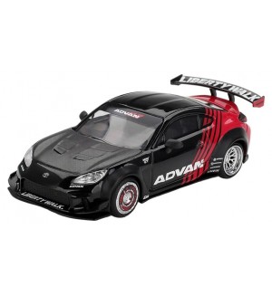 Колекционерски модел Mini GT Съвременни: Автомобили - Toyota GR86 LB Nation Advan Black 2025 (RHD)