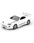 Колекционерски модел Mini GT Съвременни: Автомобили - Toyota Supra VeilSide Combat V-I White Pearl Metallic 2014 (LHD)