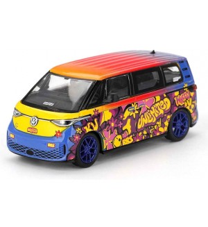 Колекционерски модел Mini GT Съвременни: Автомобили - Volkswagen ID.Buzz KW/BBS (2025) (LHD)