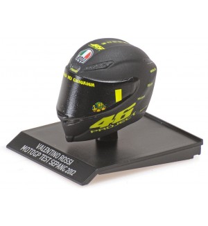 Колекционерски модел MINICHAMPS - Макет на каска на Valentino Rossi, MotoGP Test Sepang 2012