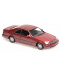 Колекционерски модел MINICHAMPS Съвременни: Автомобили - Mercedes-Benz 600SEC Coupe, 1992, Red Metallic