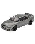 Колекционерски модел Mini GT Съвременни: Автомобили - Nissan Skyline GT-R Dark Metal Gray 1993 (Nismo BCNR33 CRS Version) (RHD)