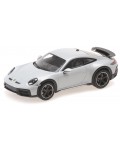 Колекционерски модел MINICHAMPS Съвременни: Автомобили - Porsche 911 Dakar, 2022, Grey Metallic, L. E. 336 pcs.