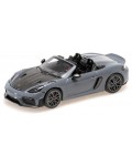 Колекционерски модел MINICHAMPS Съвременни: Автомобили - Porsche Spyder RS, 2023, Grey W/Weissach Package