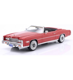 Колекционерски модел Model Car Group Съвременни: Автомобили - Cadillac Eldorado Convertible, Red, 1976