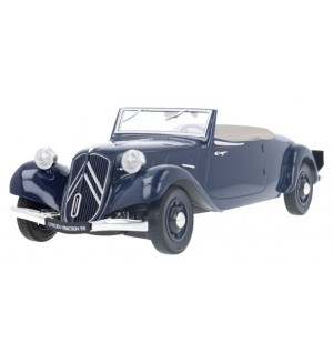 Колекционерски модел Norev Ретро: Автомобили - Citroen Traction Cabriolet (Dark Blue) (1938)