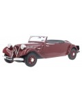 Колекционерски модел Norev Ретро: Автомобили - Citroen Traction Cabriolet (Dark Red) (1938)