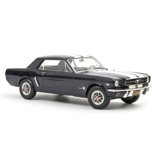 Колекционерски модел NOREV Съвременни: Автомобили - Ford Mustang Coupe (Nightmist Blue Metallic) (1966)