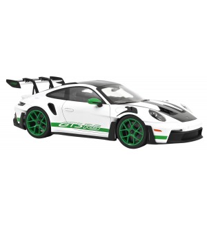 Колекционерски модел NOREV Съвременни: Автомобили - Porsche 911 GT3 RS Tribute to Carrera RS (White/Python Green) (2022)