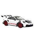 Колекционерски модел NOREV Съвременни: Автомобили - Porsche 911 GT3 RS w/Weissach Pack (White/Pyro Red) (2022)