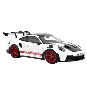 Колекционерски модел NOREV Съвременни: Автомобили - Porsche 911 GT3 RS w/Weissach Pack (White/Pyro Red) (2022)
