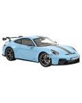 Колекционерски модел NOREV Съвременни: Автомобили - Porsche 911 GT3 w/Weissach Pack (Gulfblue) (2025)