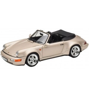 Колекционерски модел NOREV Съвременни: Автомобили - Porsche 911 Turbo Look Cabriolet (Zermatt Silver Metallic) (1992)