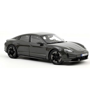 Колекционерски модел NOREV Съвременни: Автомобили - Porsche Taycan Turbo S (Slate Grey Neo) (2024)