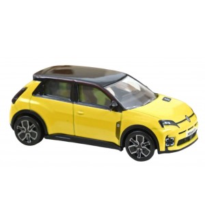 Колекционерски модел NOREV Съвременни: Автомобили - Renault 5 E-Tech 100% Electric (Yellow and Black) (2024)