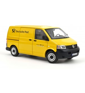 Колекционерски модел Norev Съвременни: Автомобили - Volkswagen T5 Transporter Deutsche Post (Yellow) (2003)