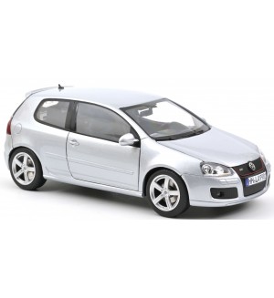 Колекционерски модел NOREV Съвременни: Автомобили - VW Golf GTI Pirelli 2007 (Silver)
