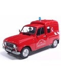 Колекционерски модел SOLIDO Ретро: Автомобили - Renault 4LF4 Pompier (Red) (1976)