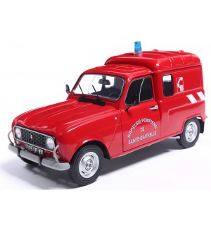 Колекционерски модел SOLIDO Ретро: Автомобили - Renault 4LF4 Pompier (Red) (1976)