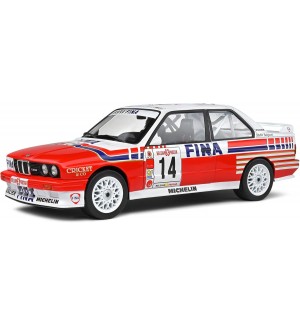 Колекционерски модел SOLIDO Състезателни: Автомобили - BMW E30 M3 White #14 Duez Belgium Procar (1993)