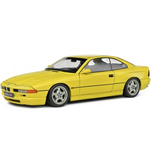 Колекционерски модел SOLIDO Съвременни: Автомобили - BMW 850 (E31) CSI (Yellow) (1990) (SOL1807005)