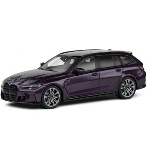 Колекционерски модел SOLIDO Съвременни: Автомобили - BMW G81 M3 Touring (Purple) (2023)