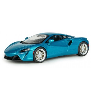 Колекционерски модел SOLIDO Съвременни: Автомобили - McLaren Artura, Belize Blue, 2022 Колекционерски модел SOLIDO Съвременни: Автомобили - McLaren Artura, Belize Blue, 2022