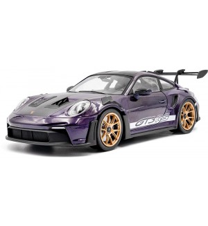 Колекционерски модел SOLIDO Съвременни: Автомобили - Porsche 911 GT3 RS Weissach Pack, Viola Purpe Metallic, 2024