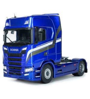 Колекционерски модел SOLIDO Съвременни: Камиони - Scania 580S HighLine Metallic Blue, 2023 Колекционерски модел SOLIDO Съвременни: Камиони - Scania 580S HighLine Metallic Blue, 2023