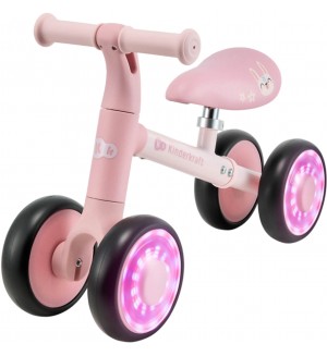 Колело за баланс KinderKraft - Cutie Flash, розово