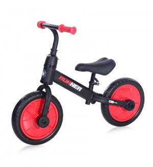 Колело за баланс Lorelli - Runner 2в1, Black & Red