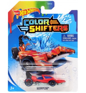 Количка с променящ се цвят Hot Wheels Colour Shifters - Scorpedo, 1:64