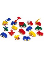 Комплект колички Viking Toys - Мини Бръмбита, 60 броя, 7 cm