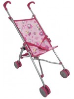 Количка за кукла Moni - Kaya, розова 