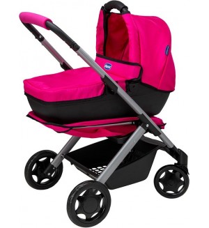Количка за кукли 3 в 1 Chicco - Розова