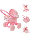 Количка за кукли 4 в 1 HTI - Baby Boo Bambino